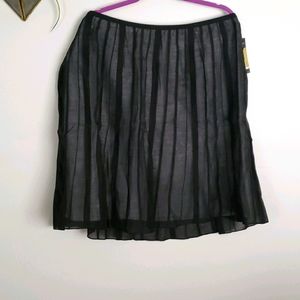 Nic&Zoe black tulle skirt